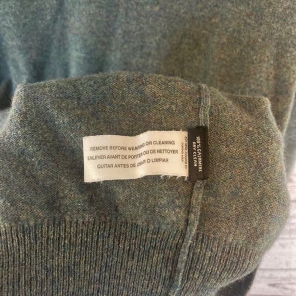 Kenneth Roberts green soft cashmere sweater - Picture 5 of 8